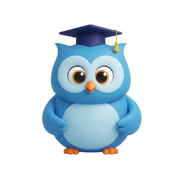 QuizWhiz Owl mascot