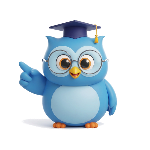 QuizWhiz Owl mascot